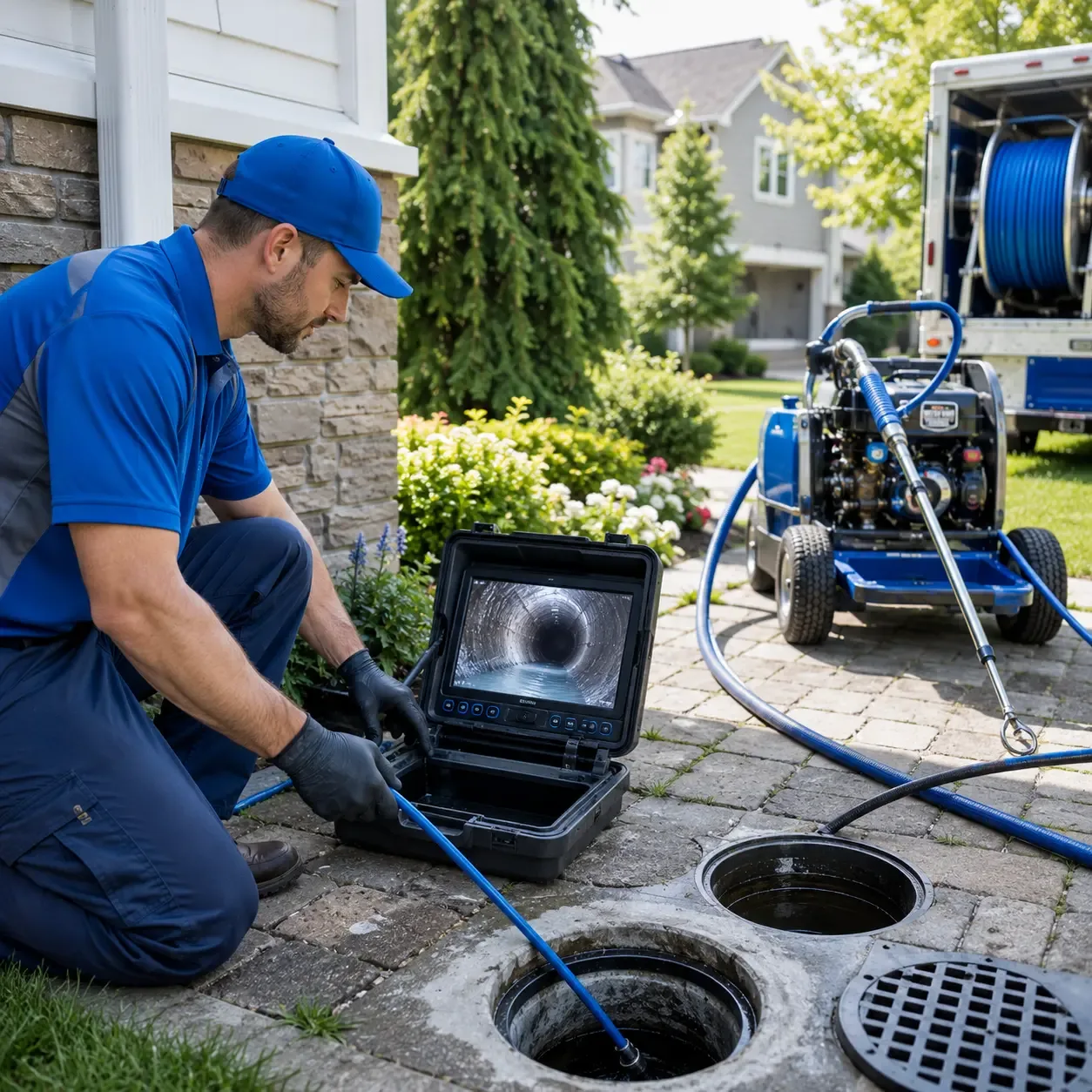 Outdoor drain cleaning professionals serving La Fargeville, NY